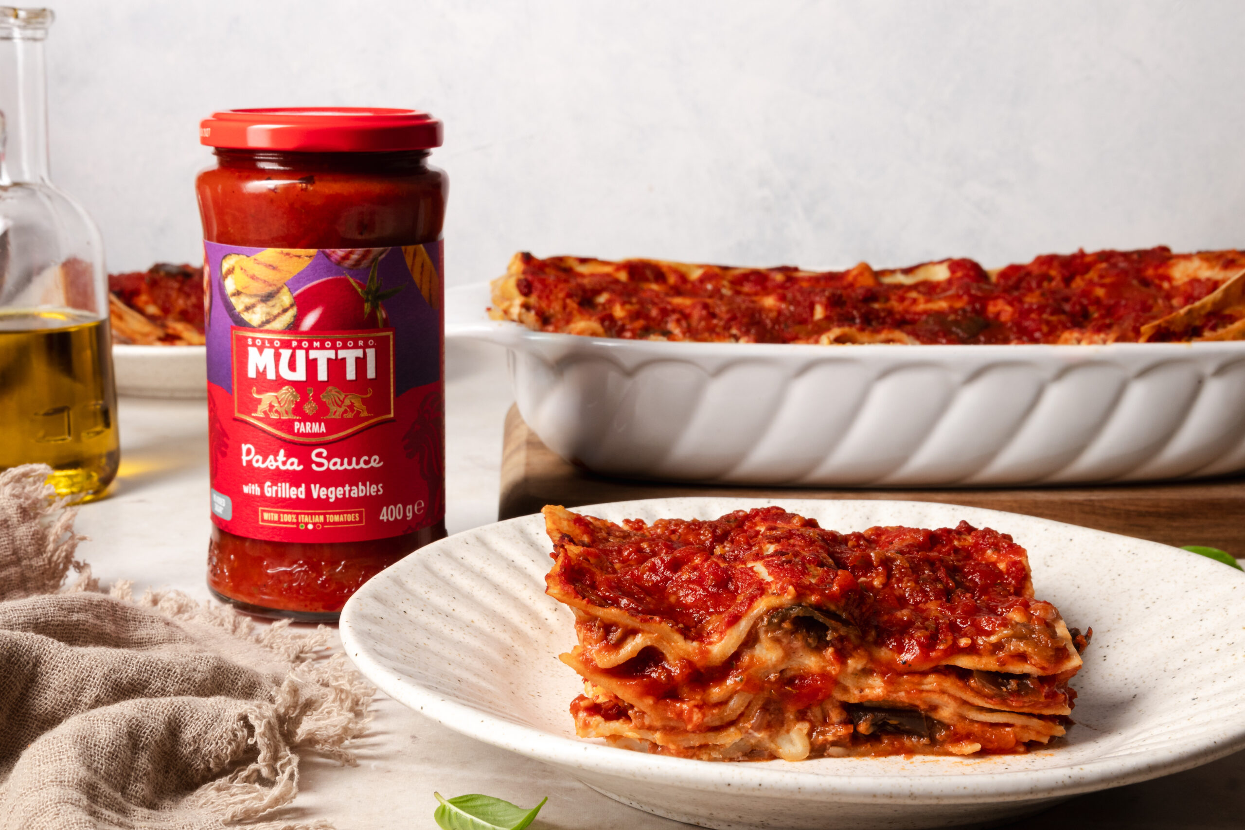 Vegetable Lasagna with Red Sauce