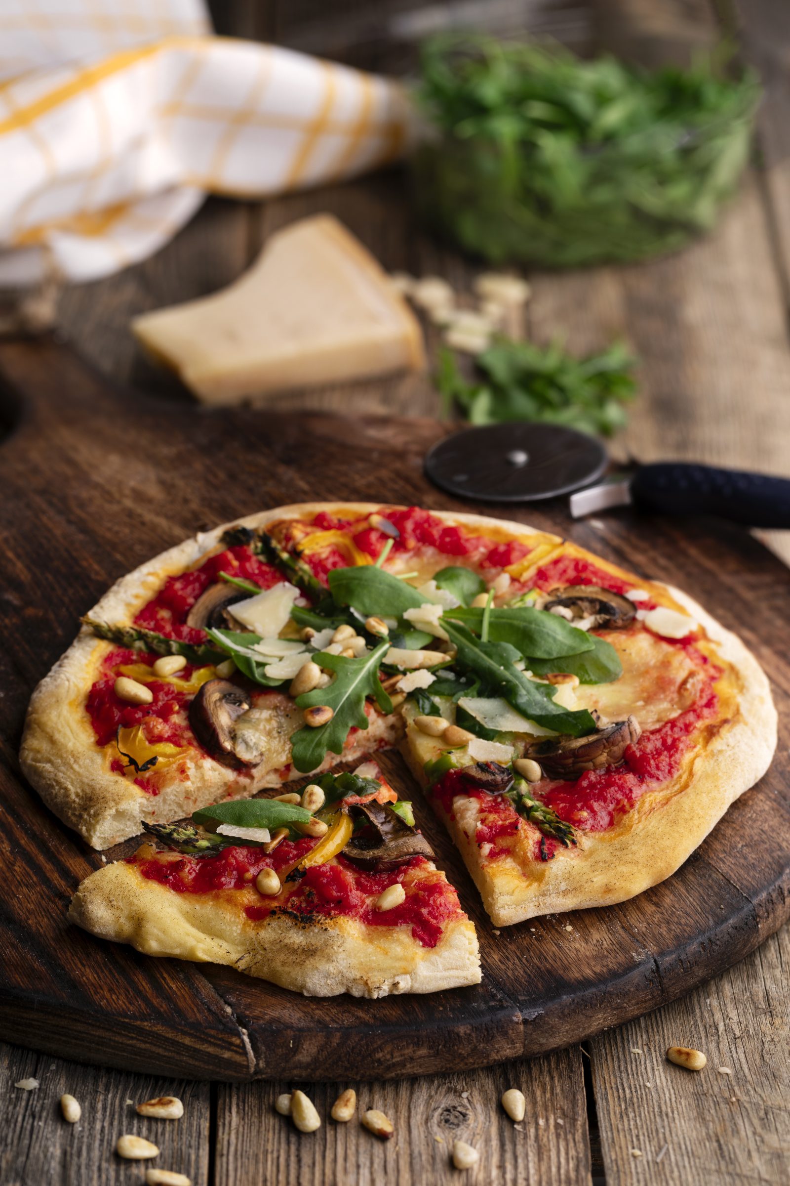 Sommerlig grillpizza