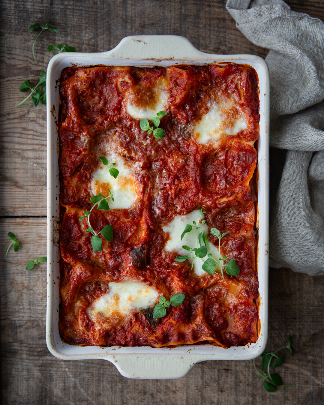 Hurtig vegetarisk lasagne