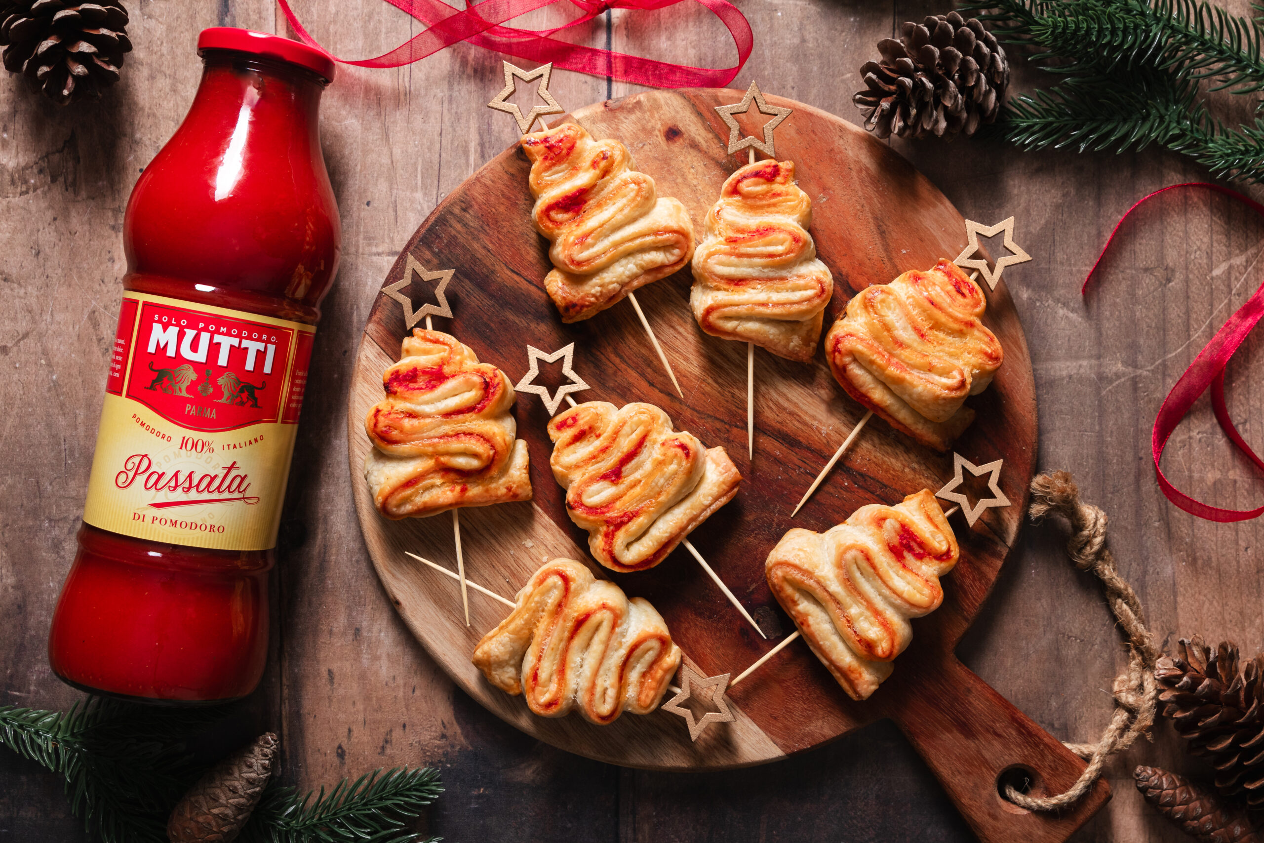 Butterdejstræer med tomat