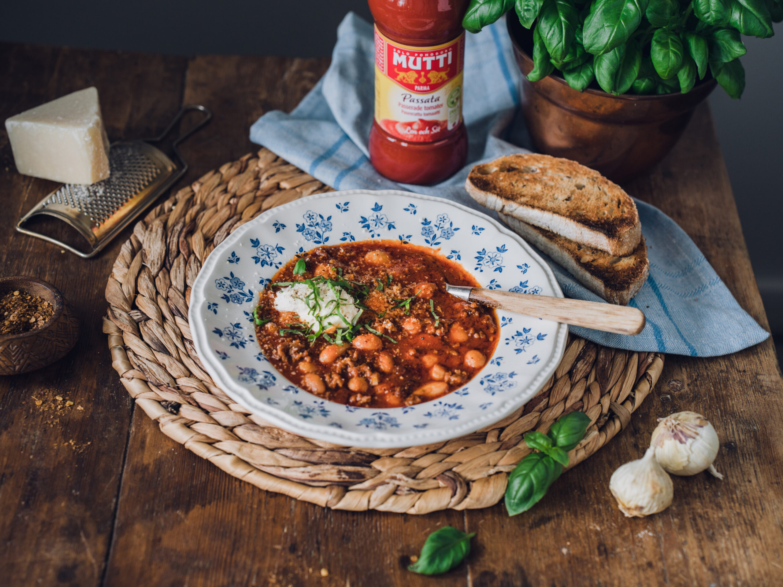 Chili con carne i italiensk stil