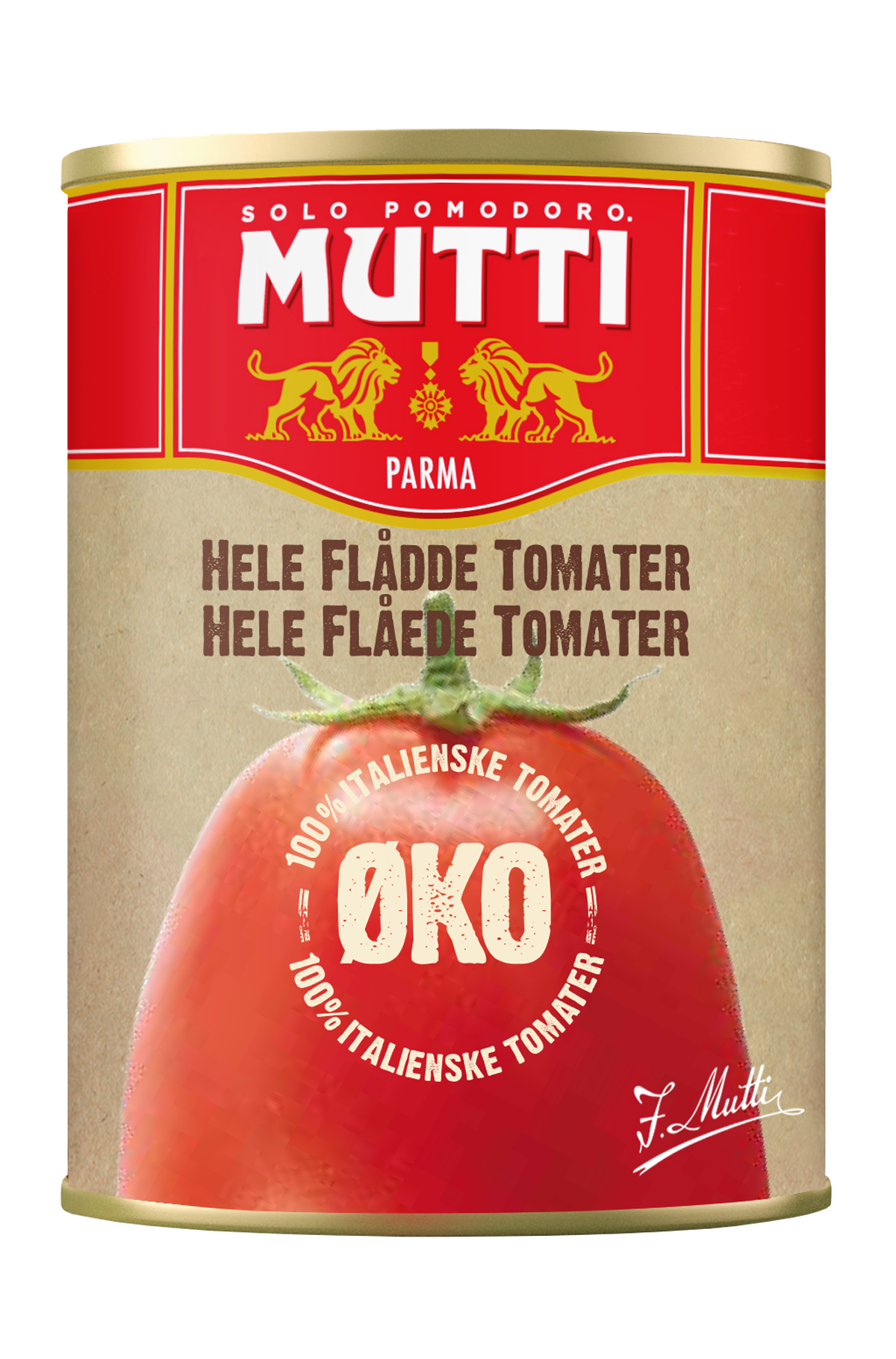 Økologiske skrellede tomater