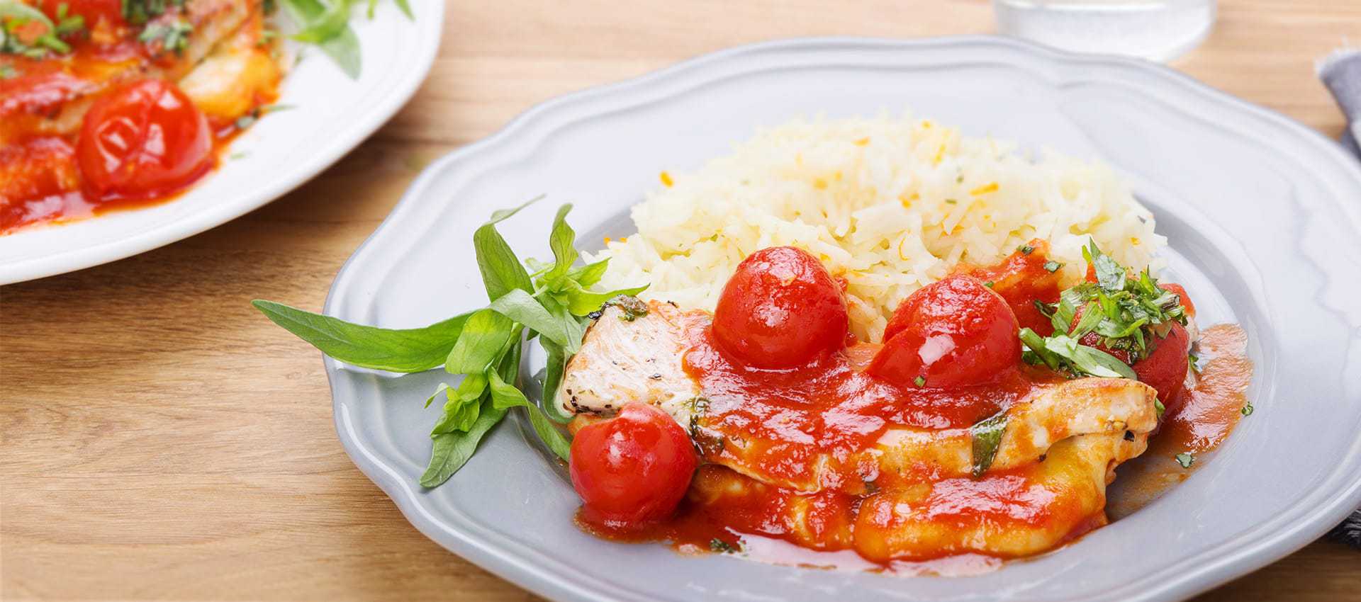 Baccala Arracanato med cherrytomater