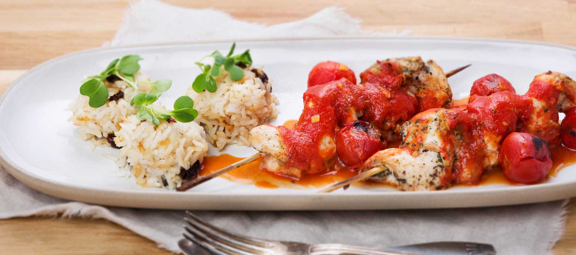 Kyllingspyd med chili og ingefær