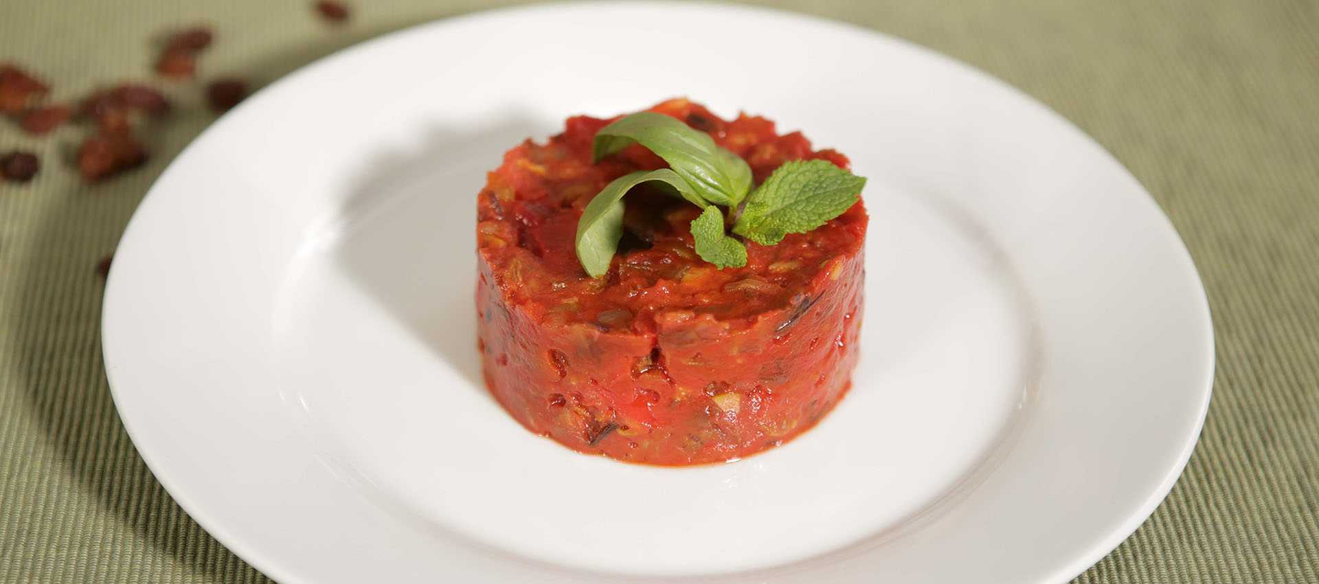 Siciliansk Caponata med Mutti Tomatpuré