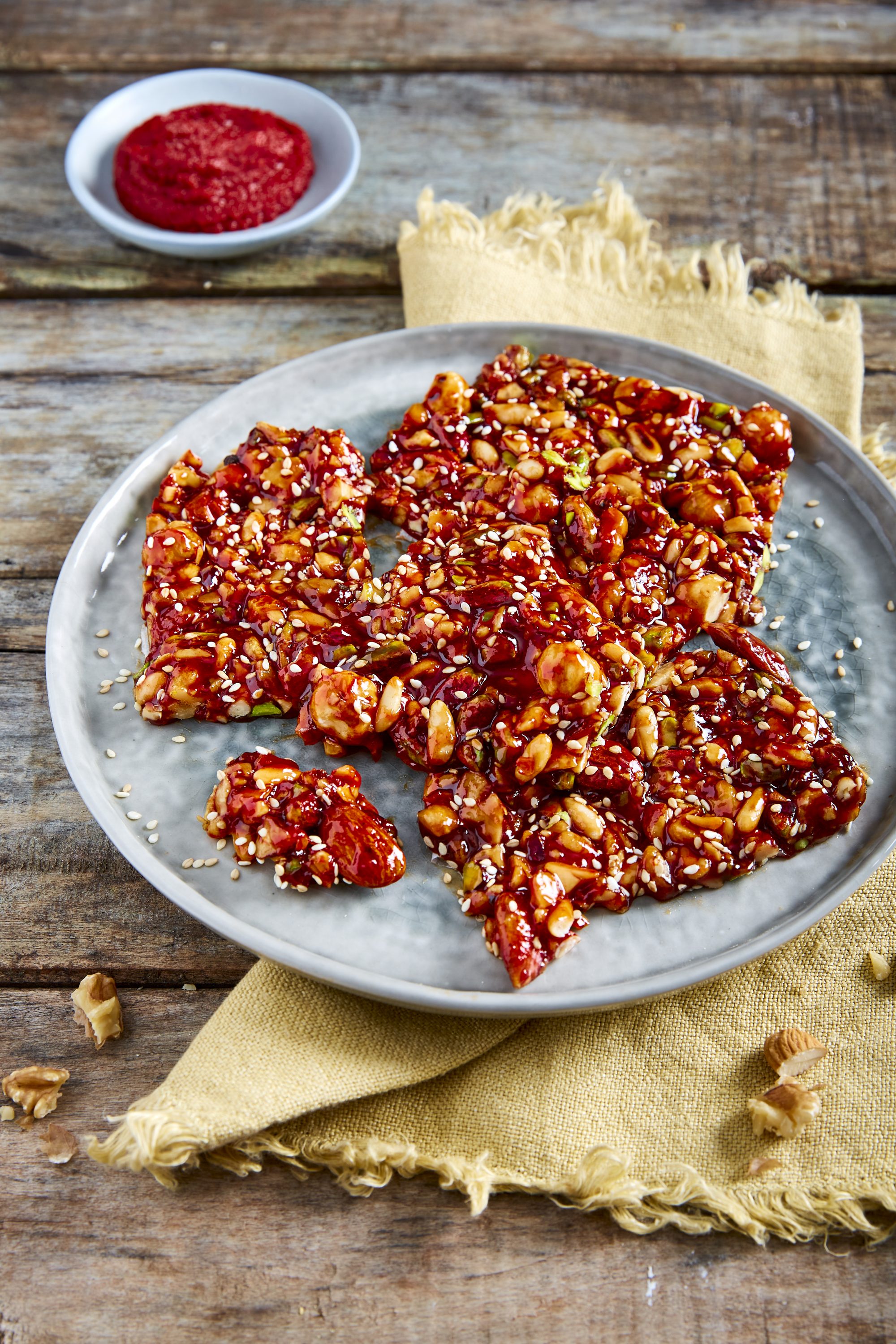 Nøttebar laget med Mutti Tomatpuré