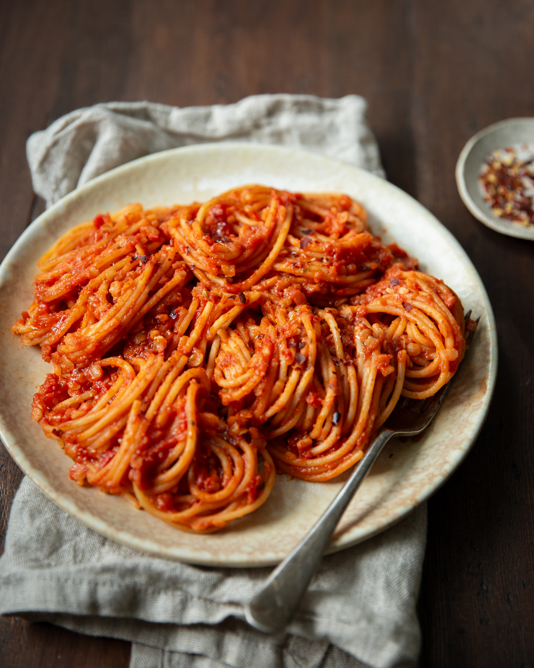 Linsepasta i én eneste gryte