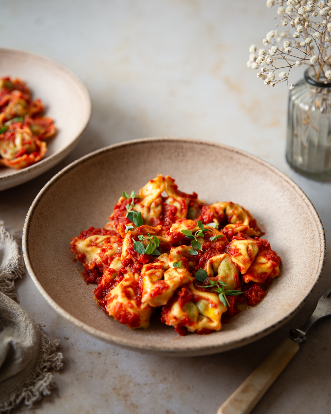 Tortellini med tomatsaus