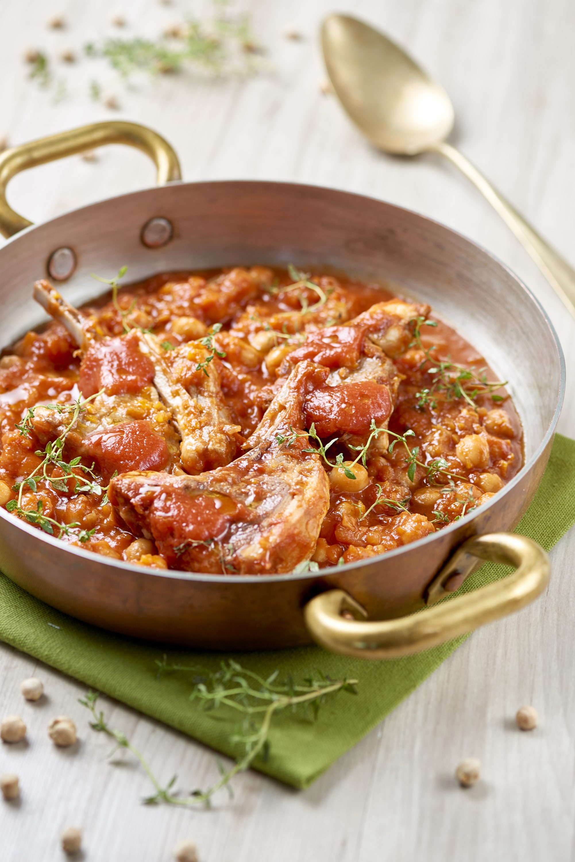 Lammkotletter i italiensk sofrito