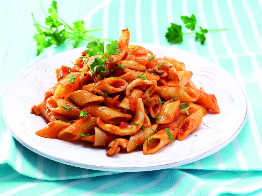 Pasta med sepiabläckfisk Pasta med sepiabläckfisk