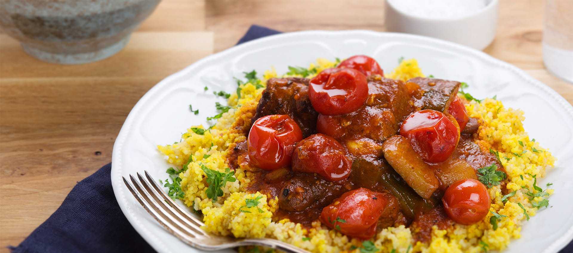 Lammcouscous med körsbärstomater