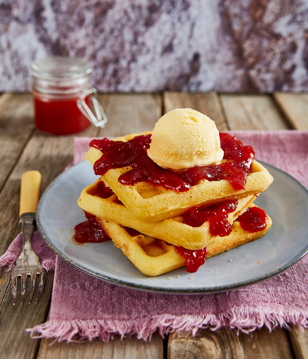 Använd våra tomater till våfflor