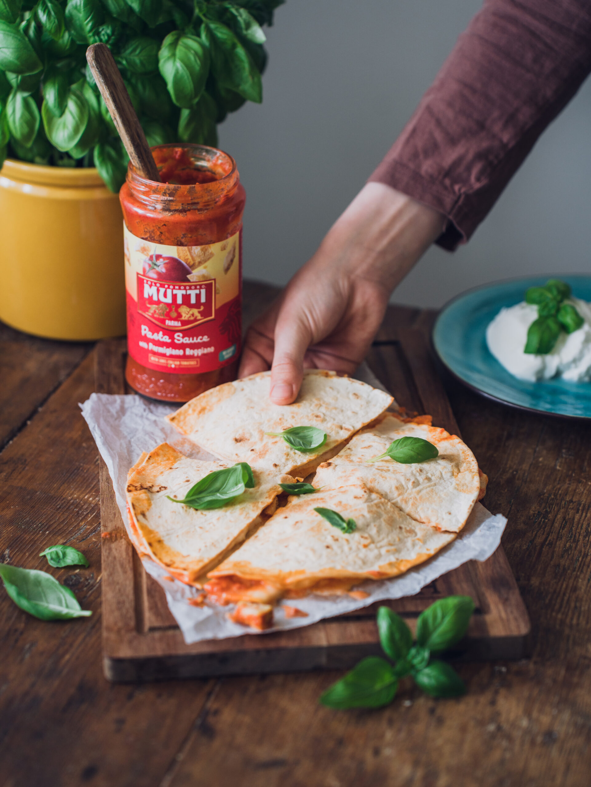 Quesadillas till skolstarten