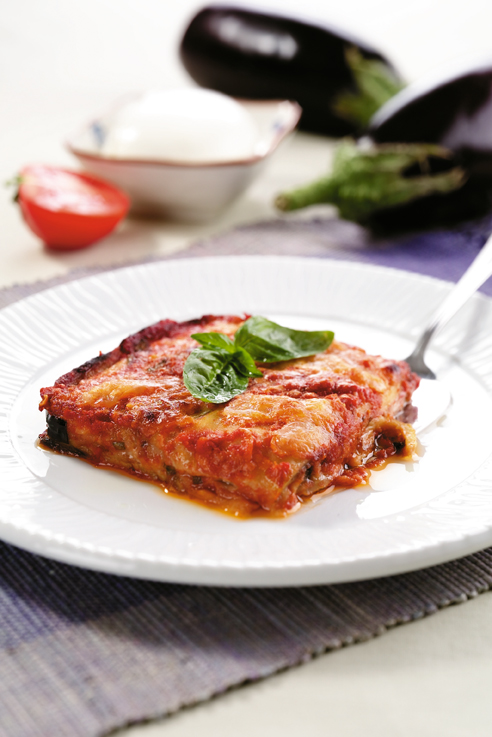 Italienische auberginen parmigiana