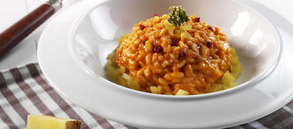 Risotto mit Bergkäse Risotto mit Bergkäse