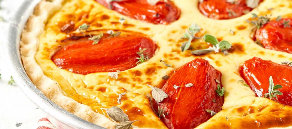 Käse und Tomaten-Quiche Käse und Tomaten-Quiche