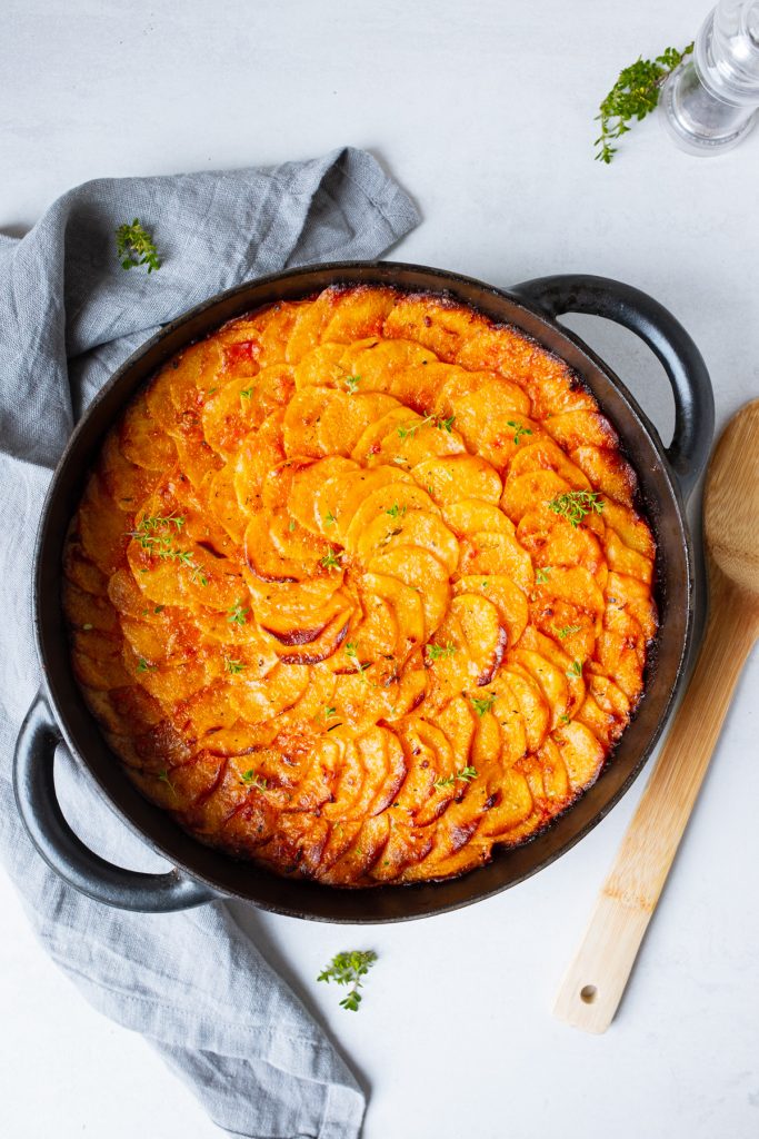 Tomatiges Kartoffelgratin Tomatiges Kartoffelgratin