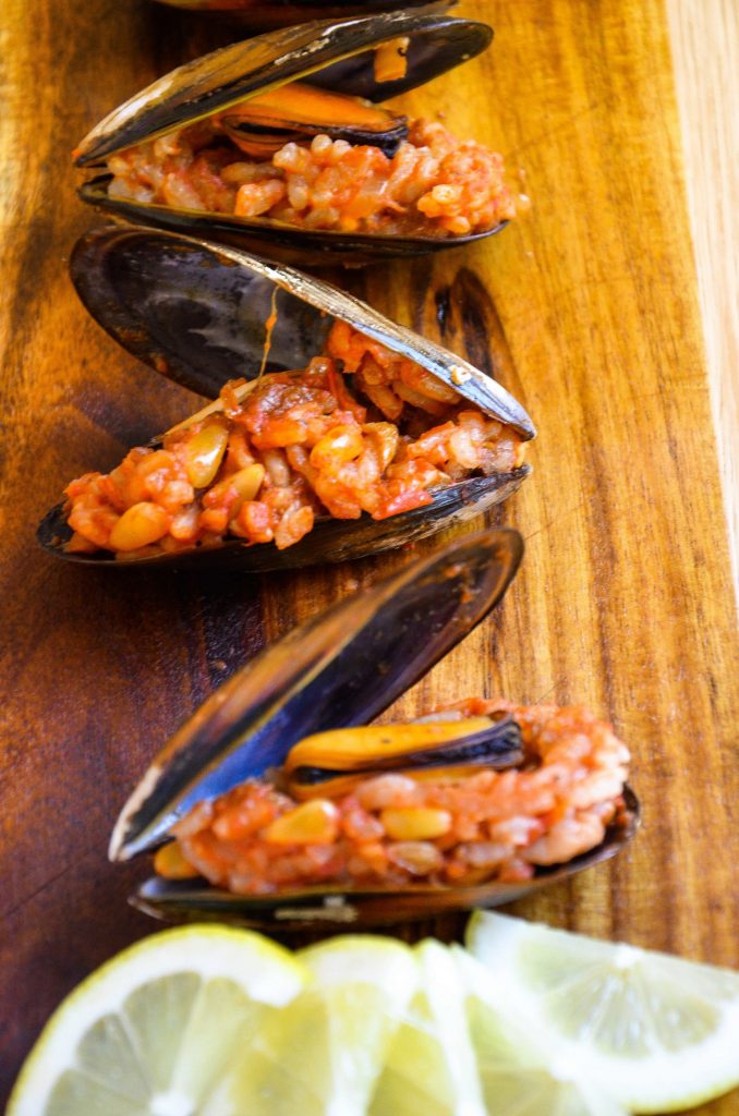 Gefüllte Miesmuscheln Gefüllte Miesmuscheln