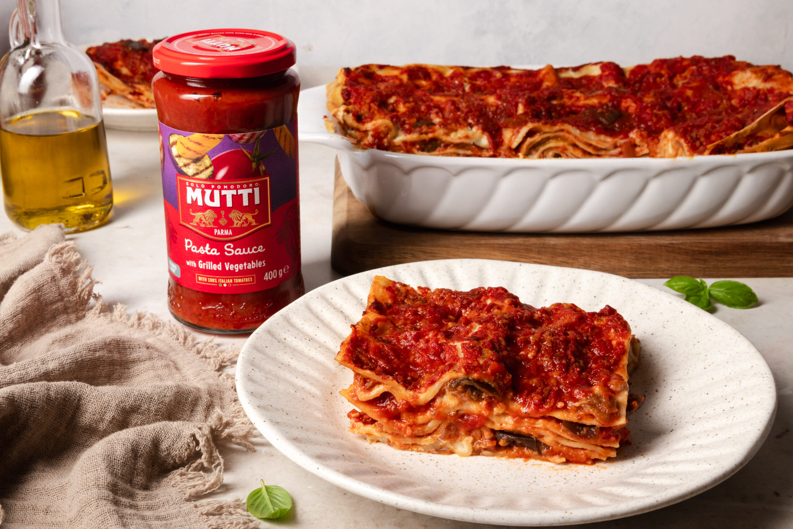 Lasagne mit GemüseTomatensauce