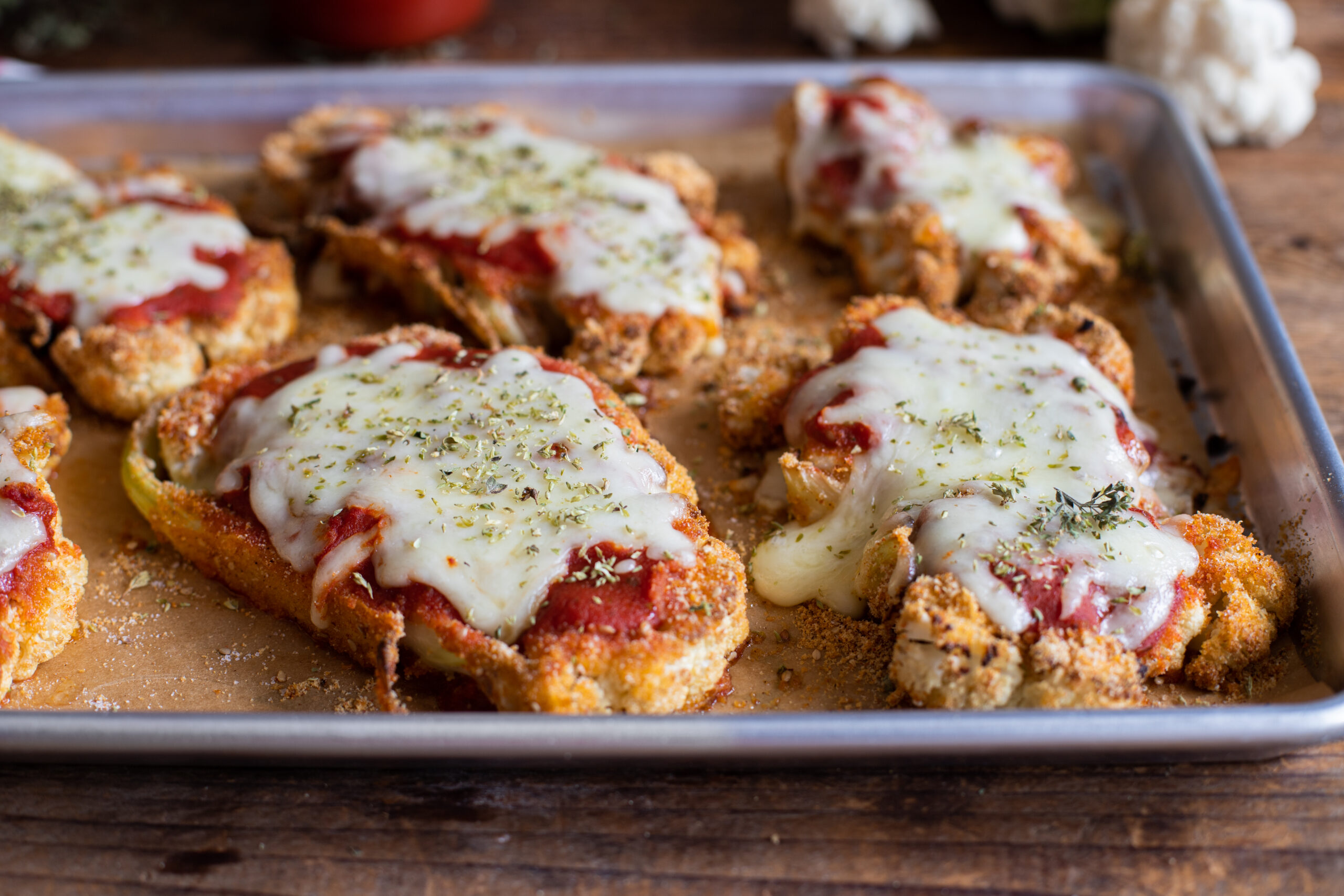 Mini Blumenkohlpizza