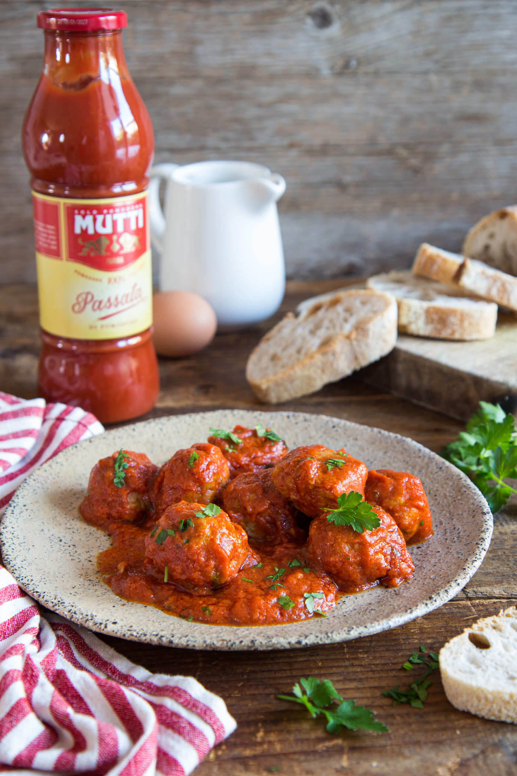 Fleischbällchen in Tomatensauce