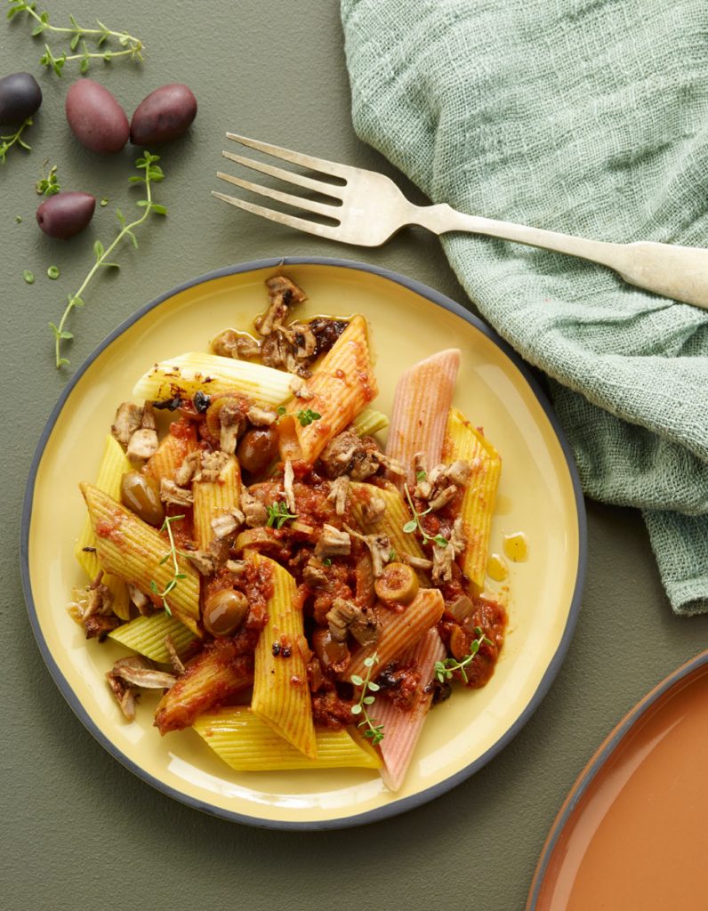 Penne au filet mignon confit Penne au filet mignon confit