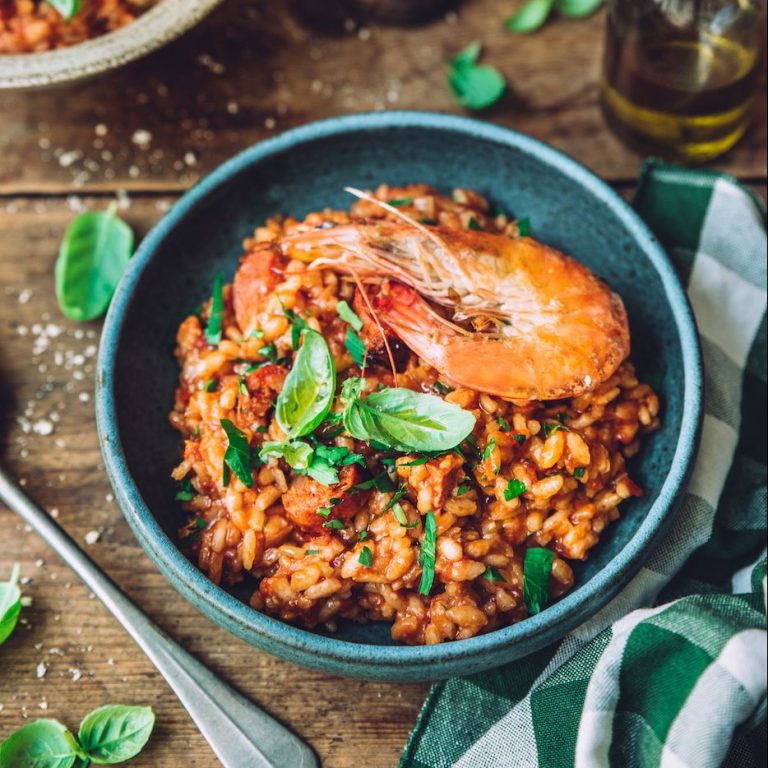 Risotto aux gambas et chorizo Mutti France