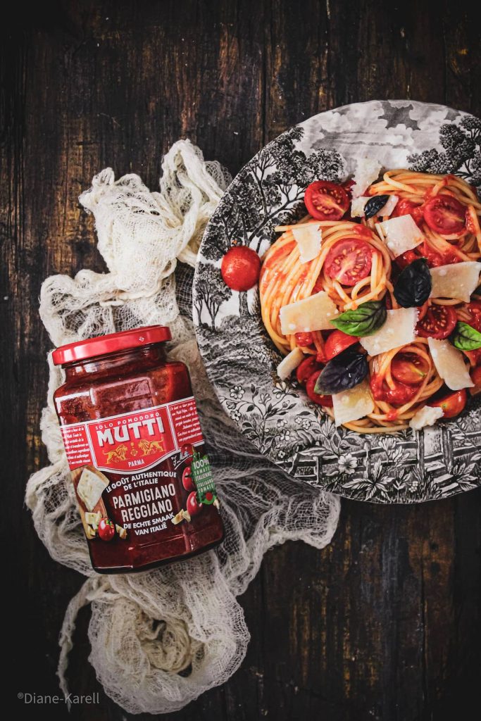 Spaghetti aux tomates cerises Spaghetti aux tomates cerises