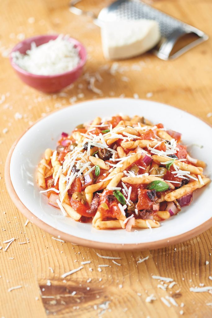 Trofie à la ricotta et aux tomates pelées Trofie à la ricotta et aux tomates pelées