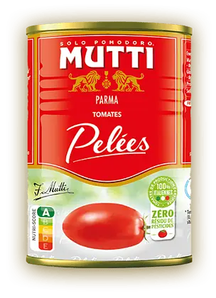 Tomates pelées Zero Residu de Pesticides