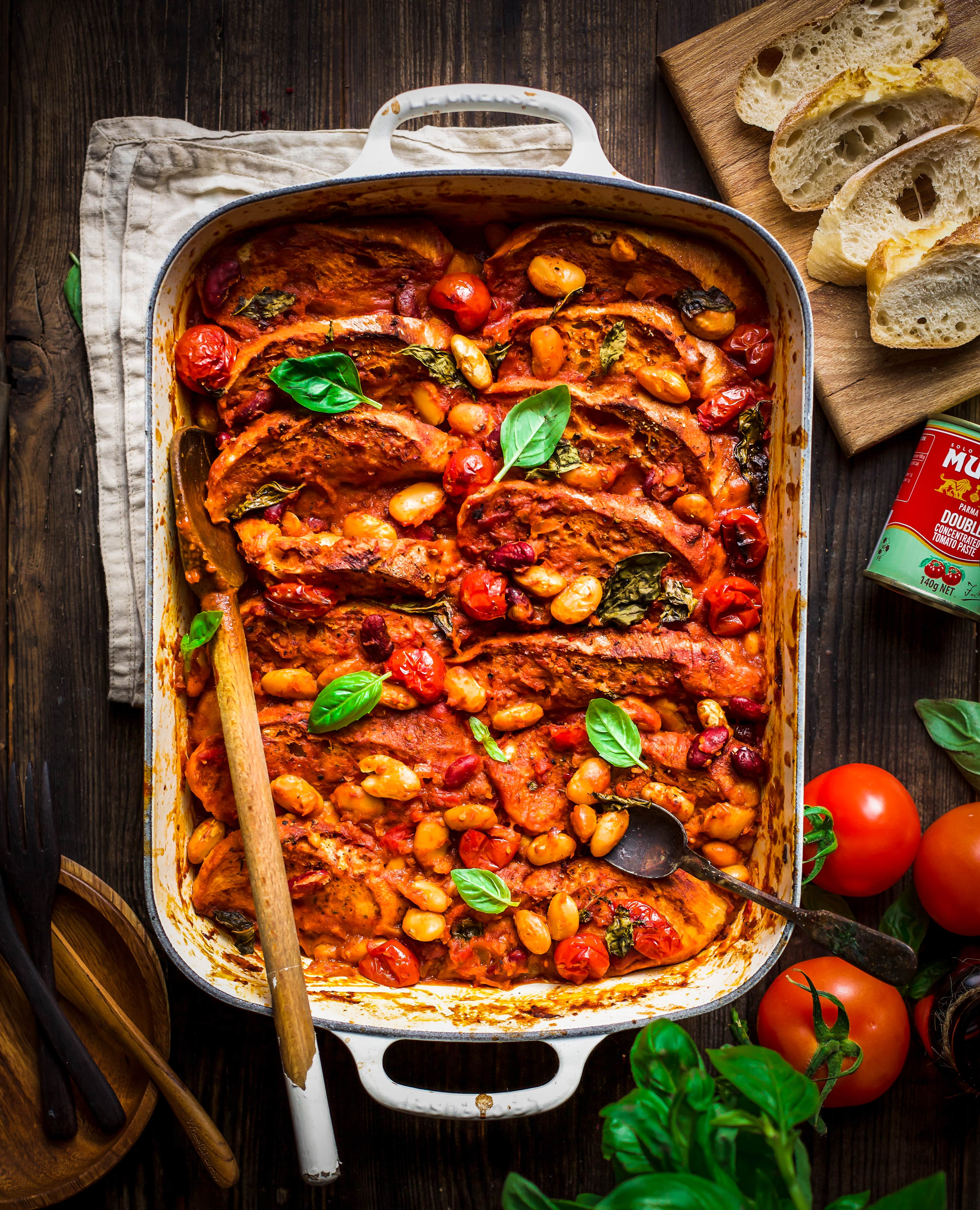 Casserole de haricots blancs