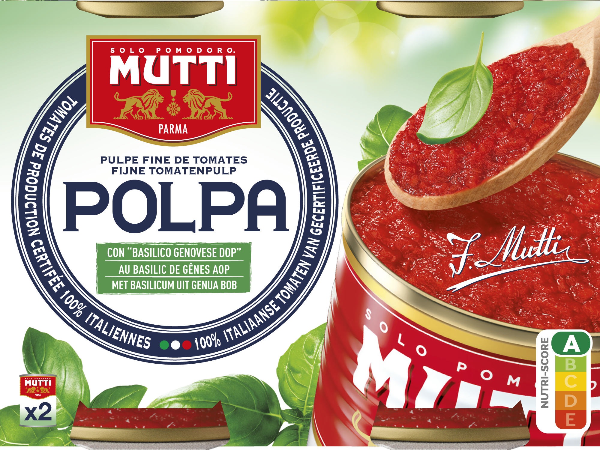 Polpa au basilic de gênes AOP