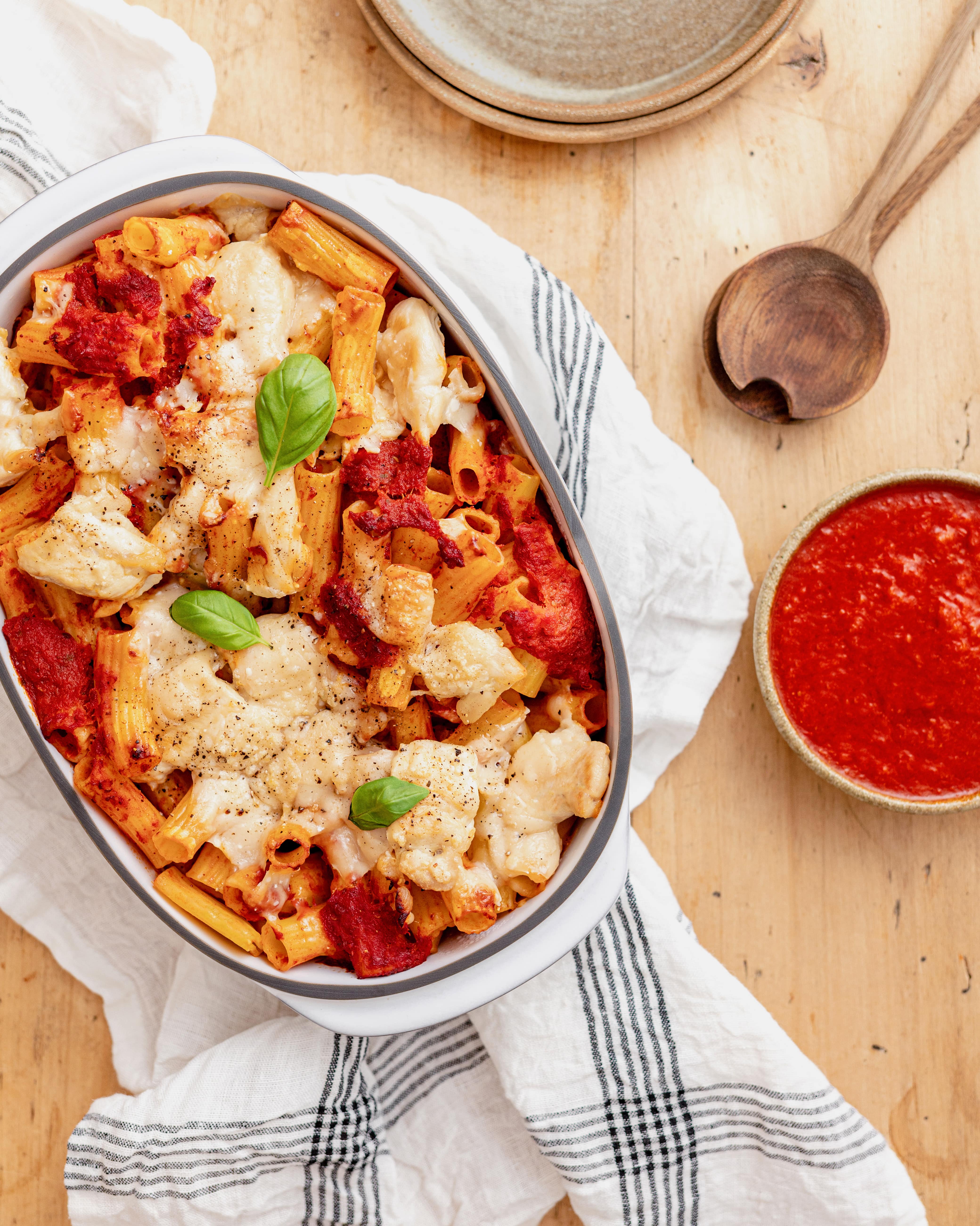 Gratin de pâtes au poulet