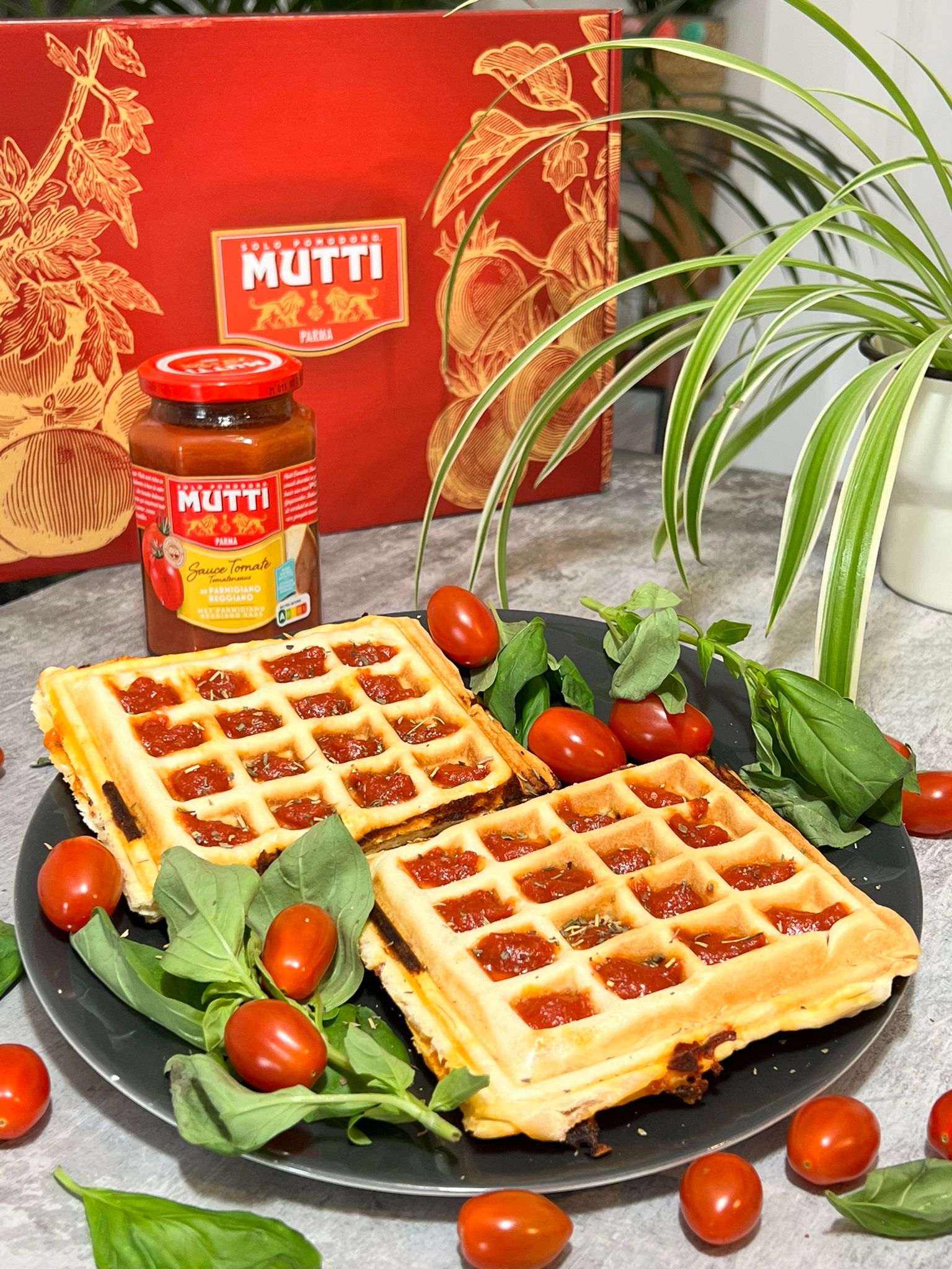 Waffle Pizza (ou pizza gaufre)