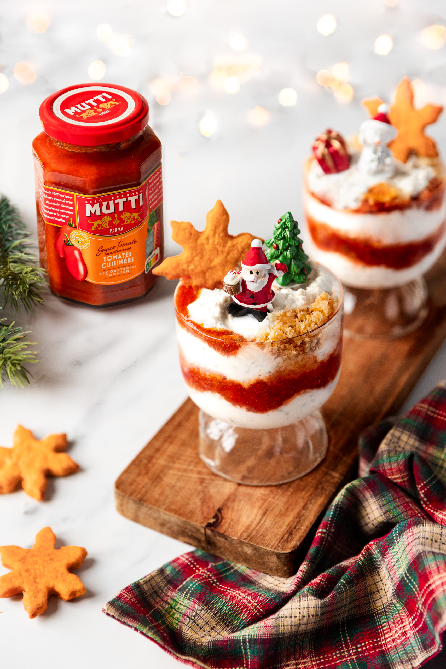 Verine de crumble aux légumes d&rsquo;hiver et sable chorizo