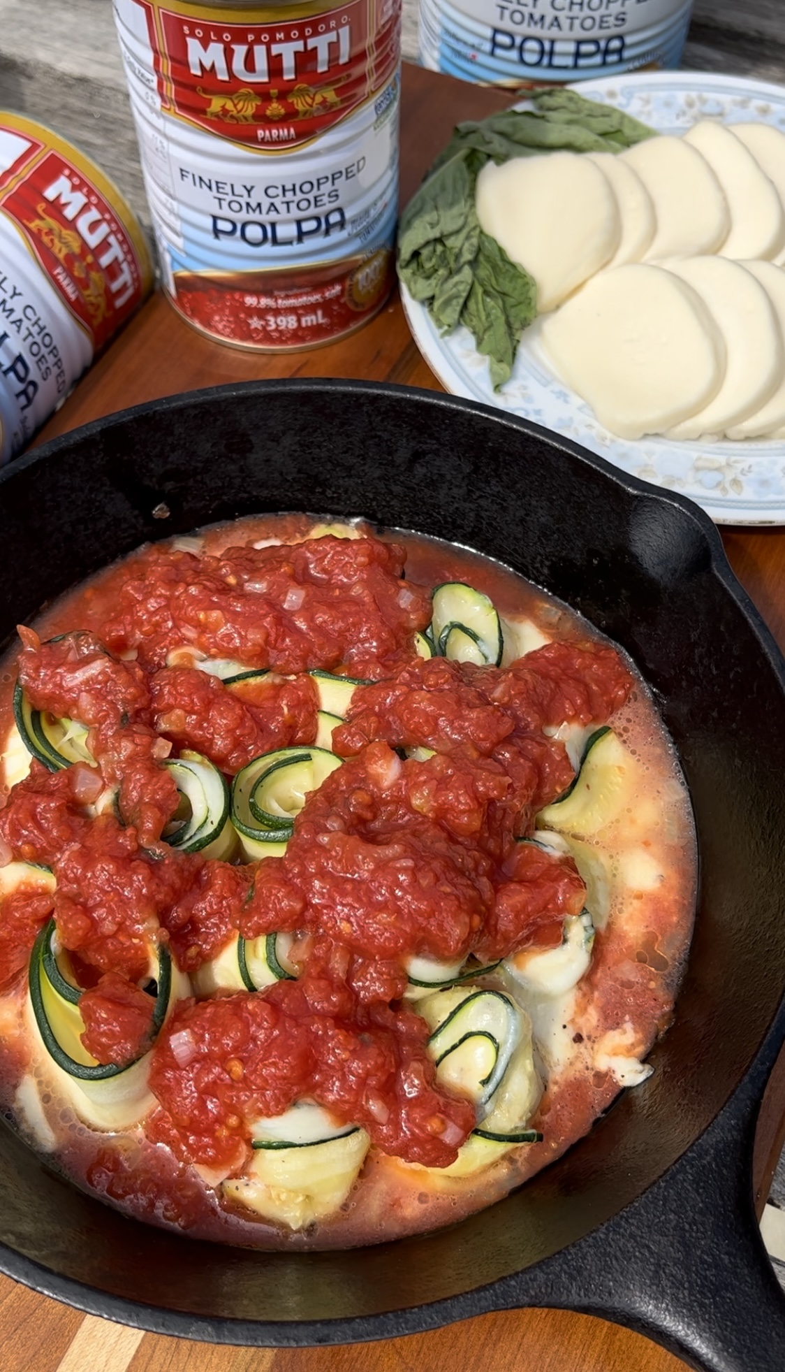 Fresh Tomato Zucchini Rolls