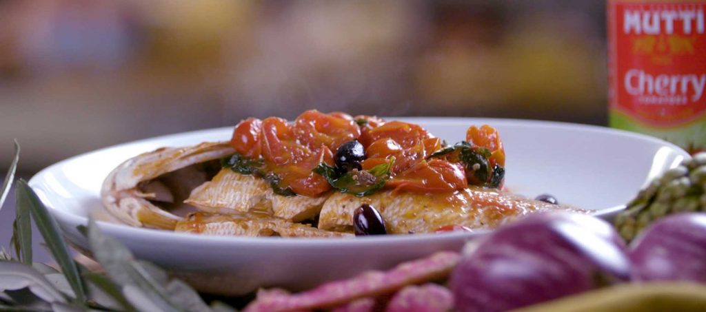 Snapper all’acqua pazza Snapper all’acqua pazza
