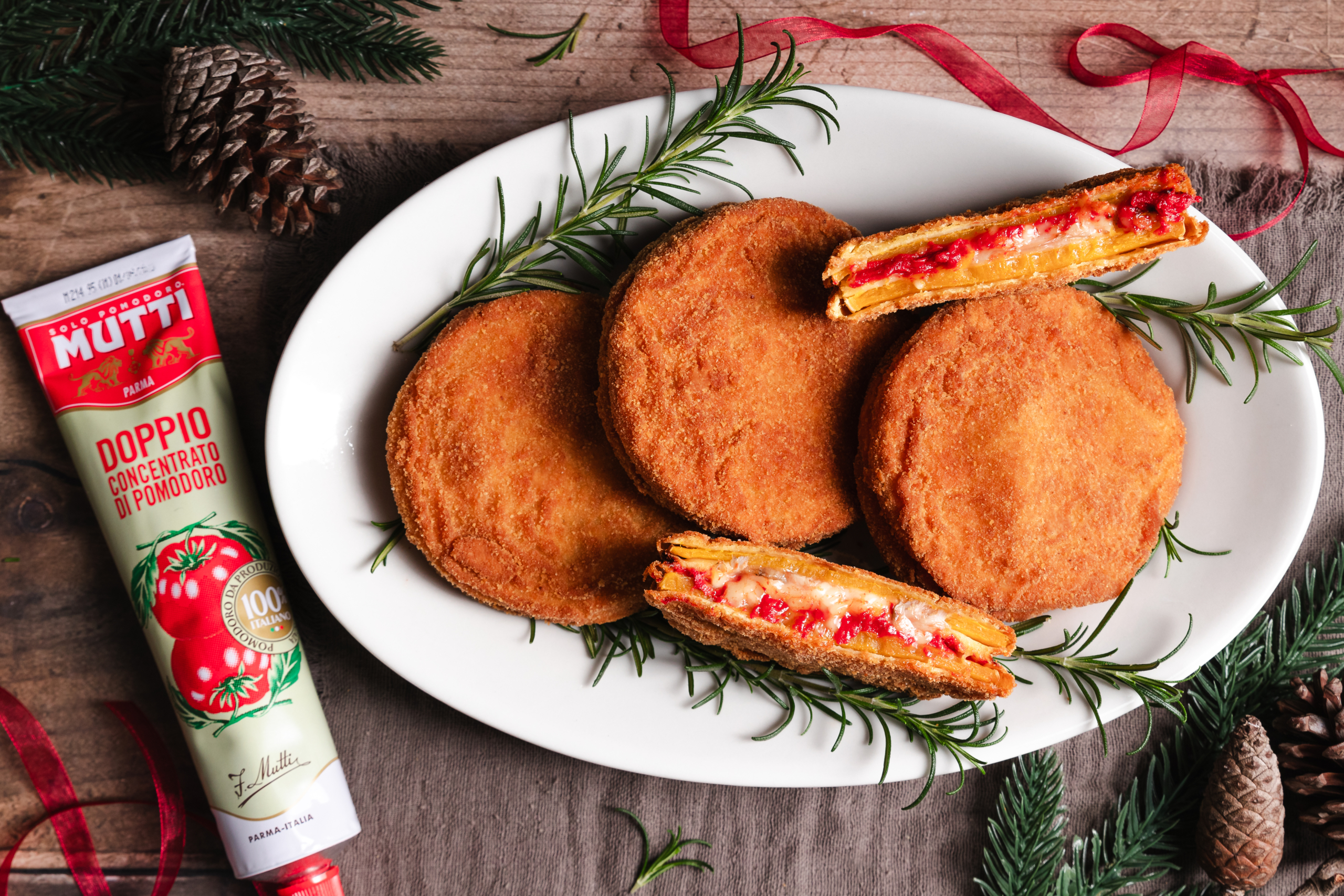 Stuffed Pumpkin Cutlets