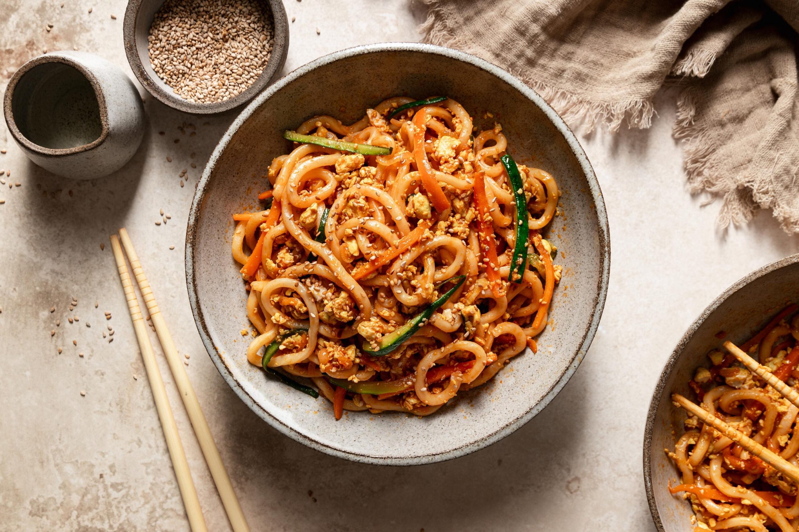 Udon with Tofu and Vegetables