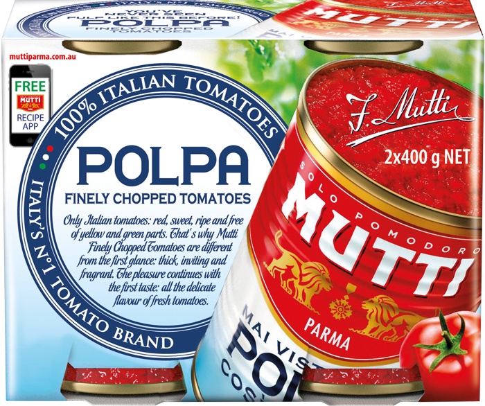 polpa finely chopped tomatoes