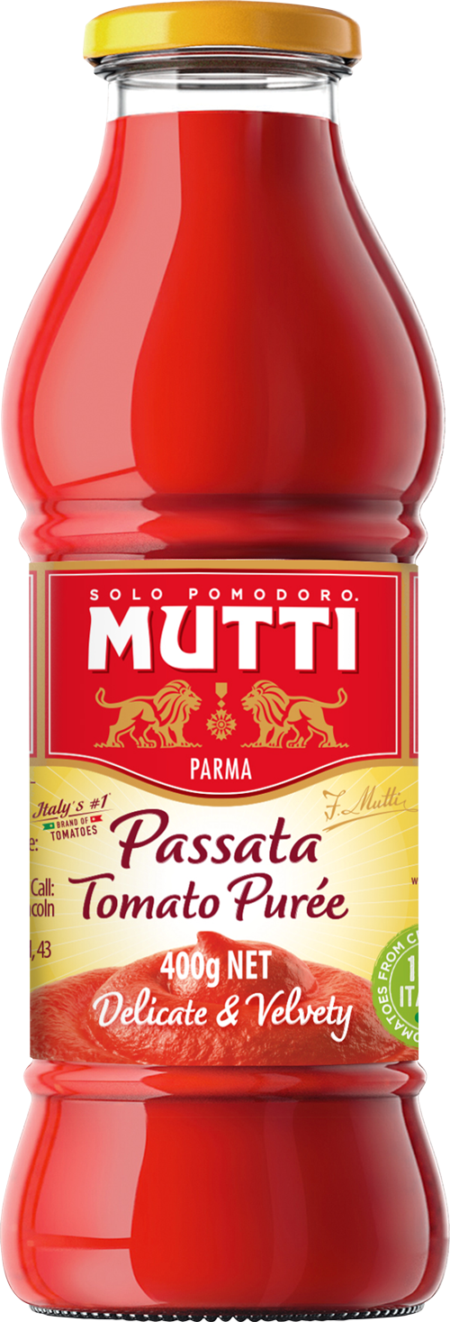 Tomato puree taste our italian products Mutti