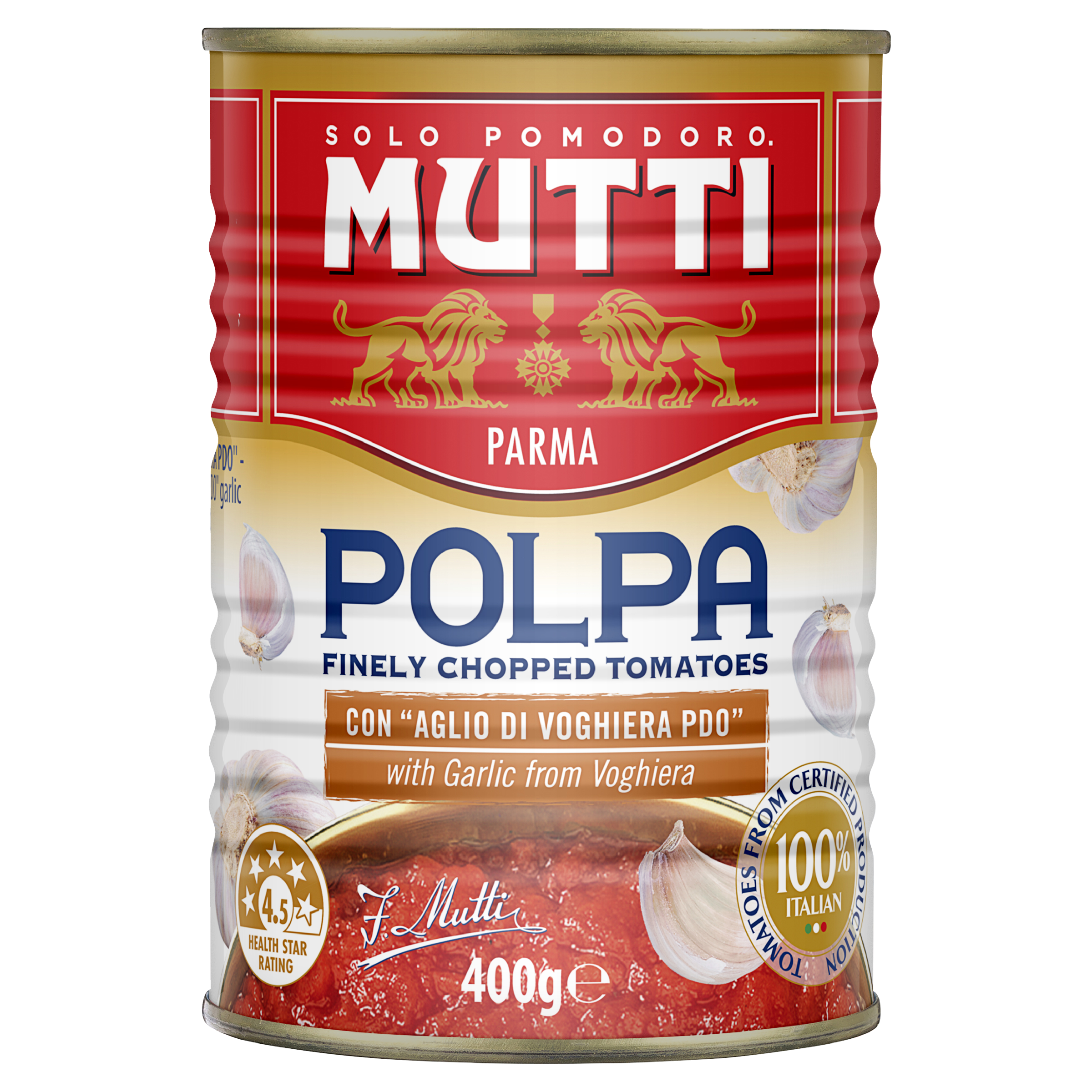 Polpa with garlic