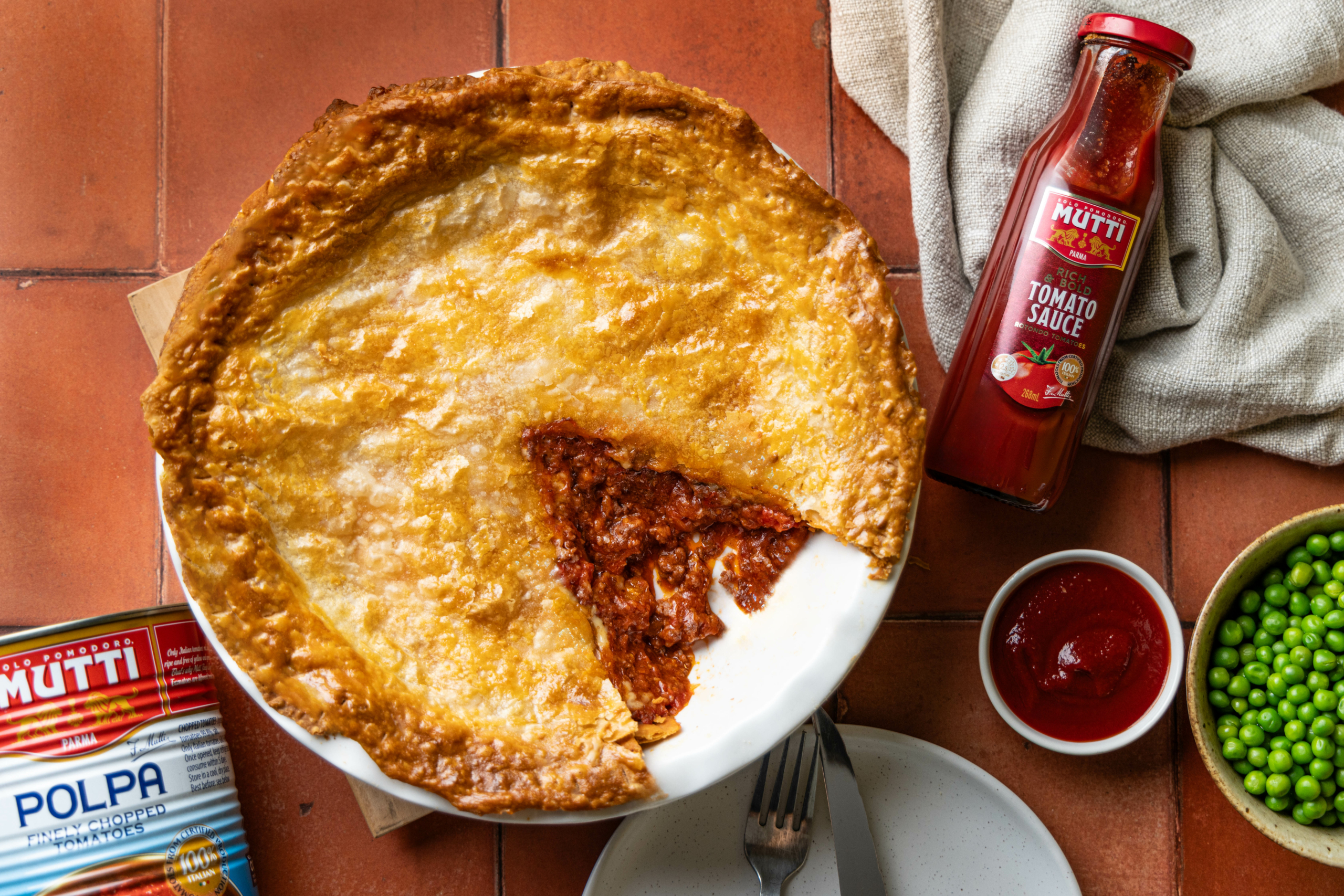 Tomato & Beef Pie