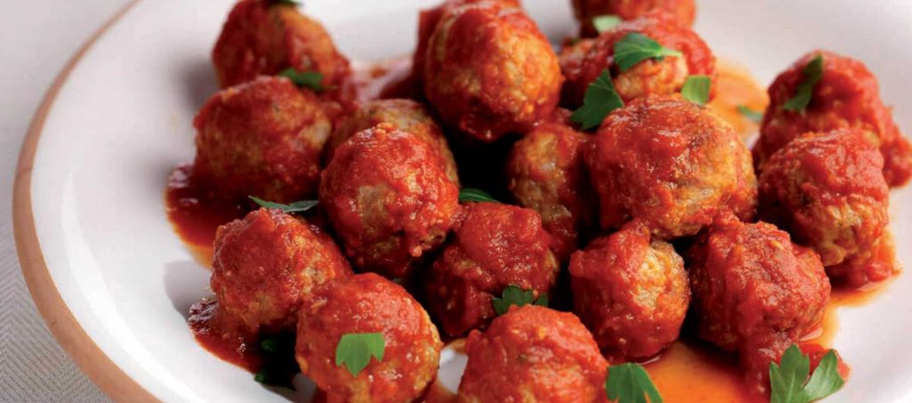 Pikantní masové kuličky