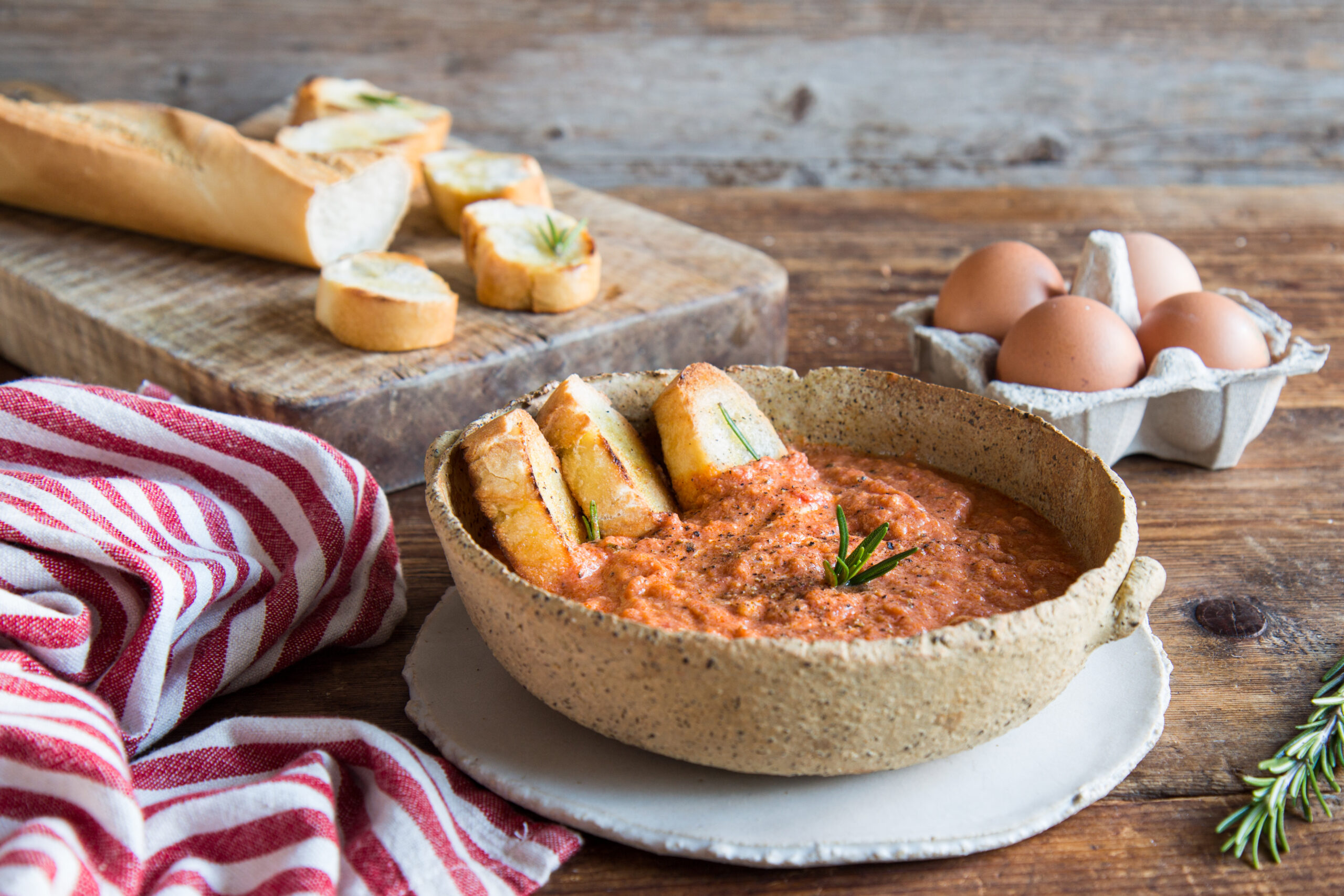 Krémová rajčatová vajíčka