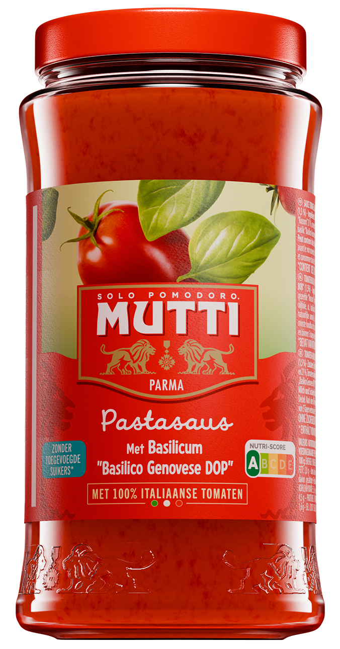 Pastasaus met Basilicum BOB uit Genua Pastasaus met Basilicum BOB uit Genua