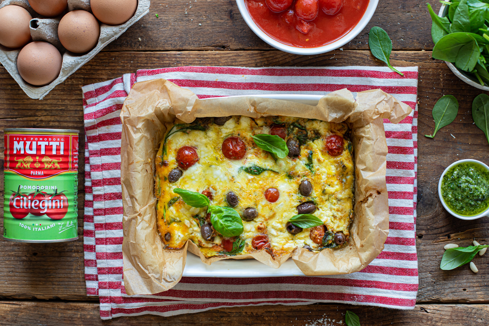 Gebakken Eieren met Cherrytomaten en Feta
