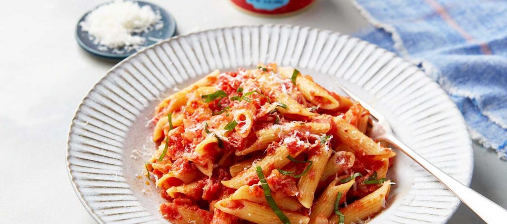 Penne arrabbiata Penne arrabbiata
