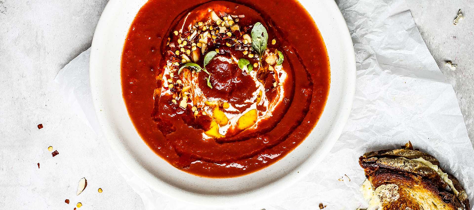 Quick and Easy Tomato Soup with Peeled Tomatoes