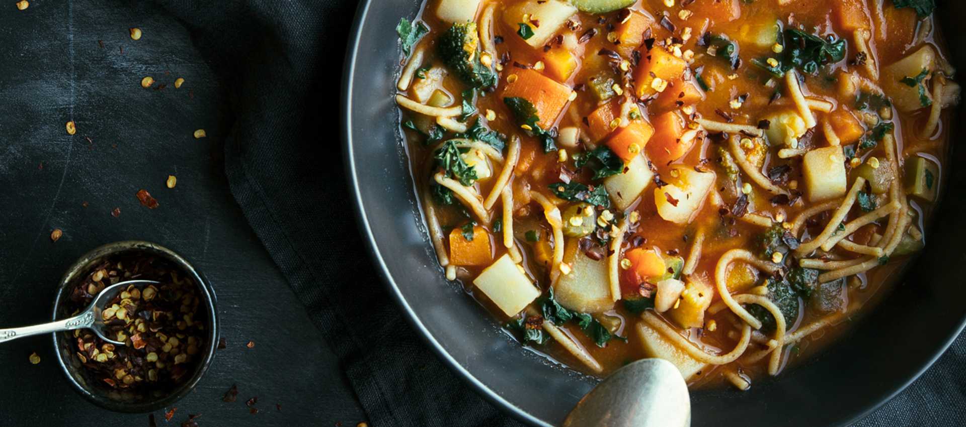 Vegan Minestrone Recipe with Tomato Paste